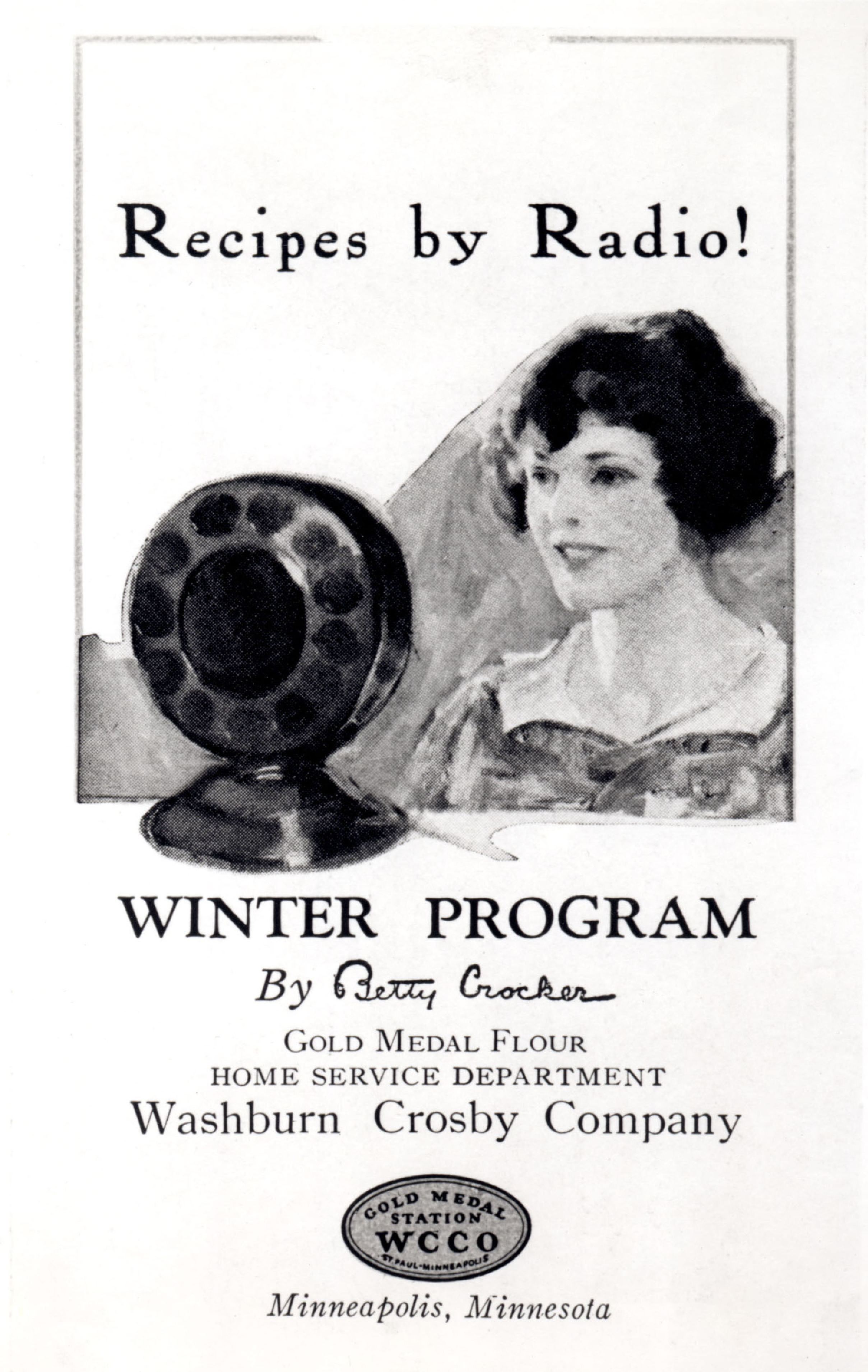 Betty Crocker Cooking School of the Air-Recipes by Radio